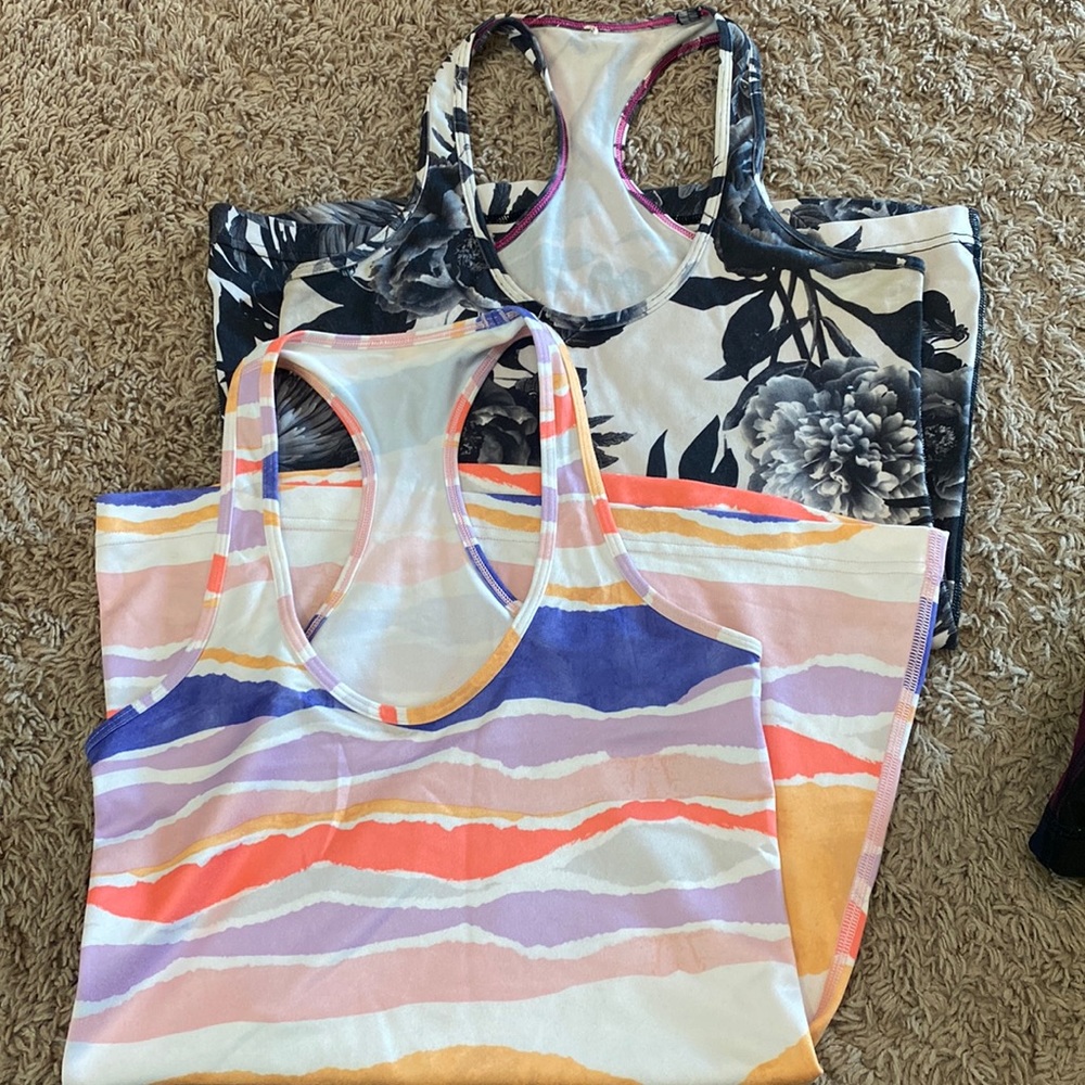 Lululemon cool racerback tank tops size 2